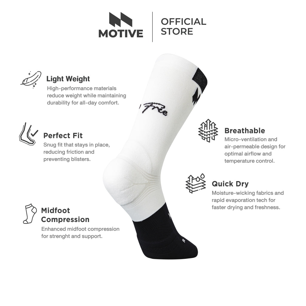MOTIVE SOCK | PURE CONTRAST | ULTRA SPEED