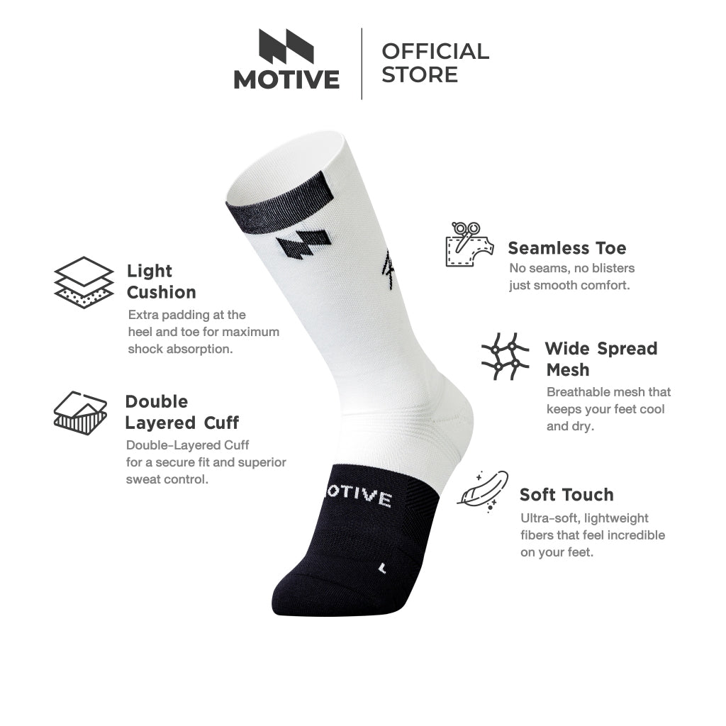 MOTIVE SOCK | PURE CONTRAST | ULTRA SPEED