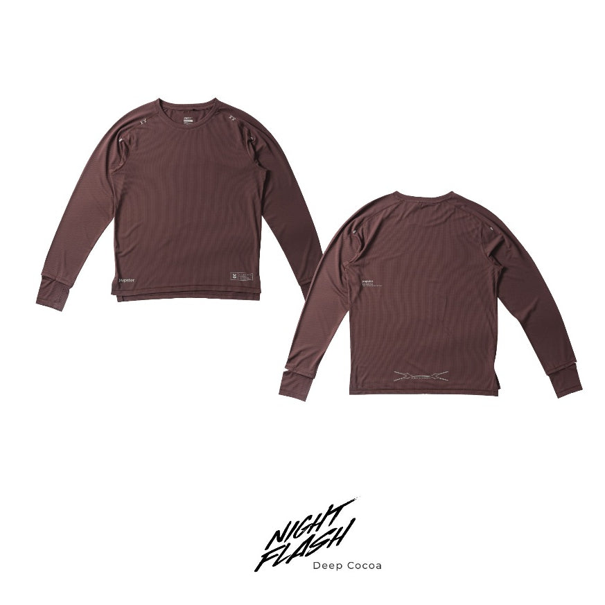 YUPSTER | Nightflash | Long Sleeve Running Shirt