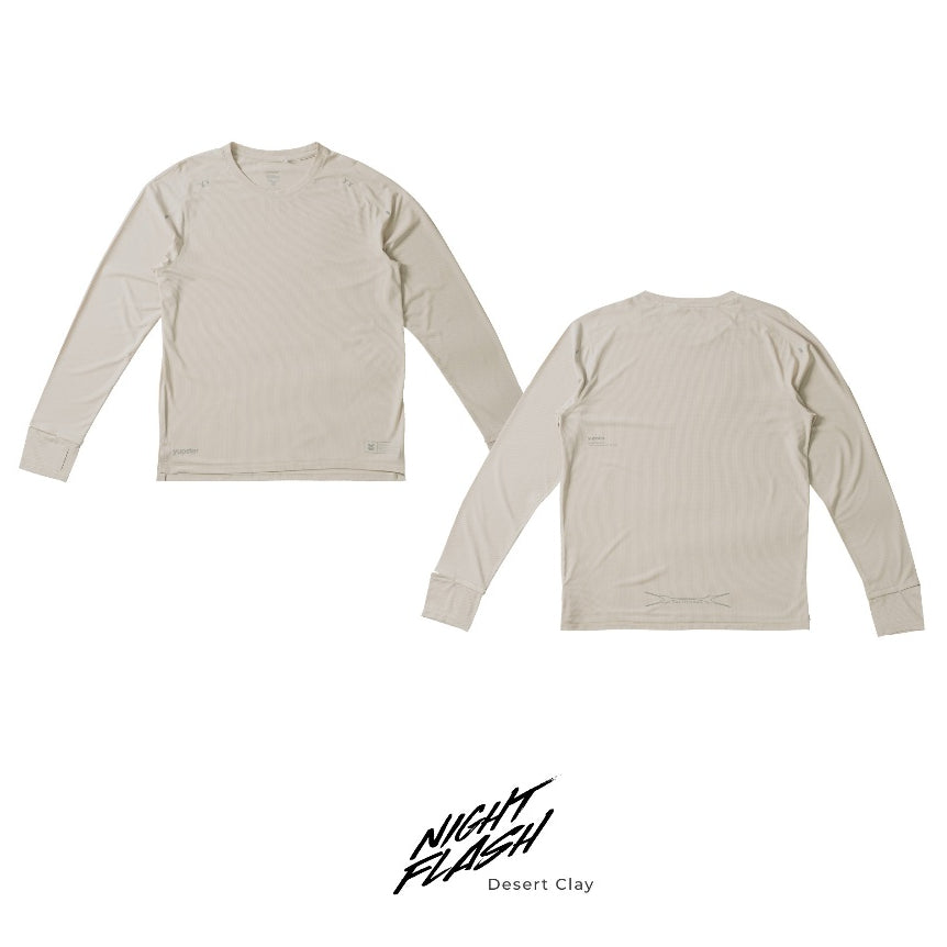 YUPSTER | Nightflash | Long Sleeve Running Shirt