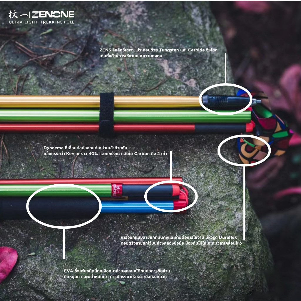 Zenone | Aluminium V.2 - Trekking Poles