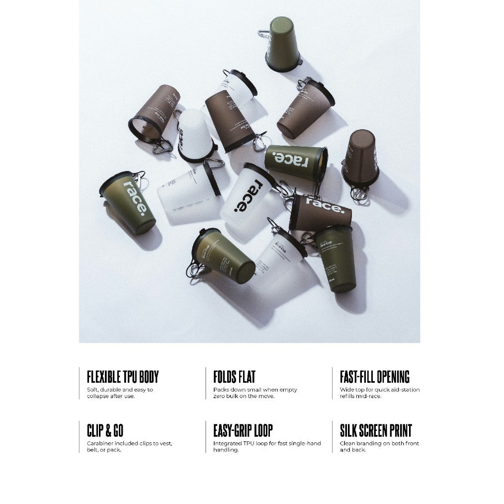 RACE | FLEX CUP WITH CARABINER CLIP