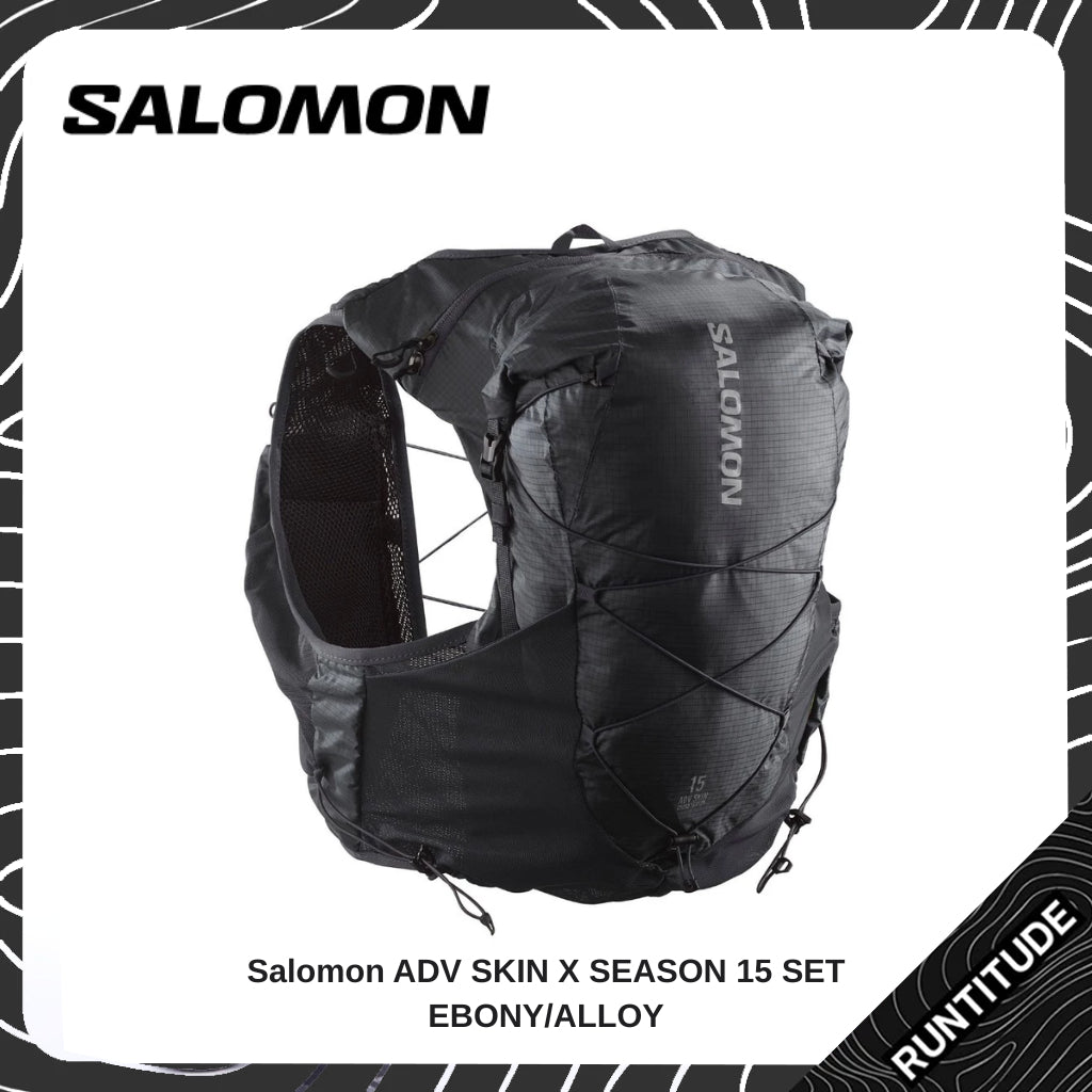 SALOMON | VEST - ADV SKIN X SEASON 15 SET EBONY/ALLOY