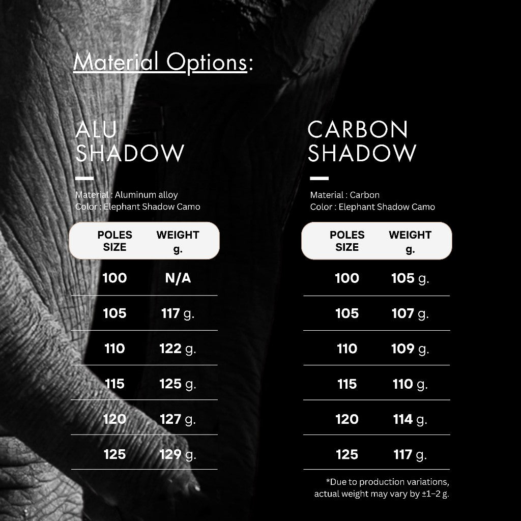 ZENONE | Thai Edition  Carbon Shadow & Alu-Lite Shadow - Trekking Poles