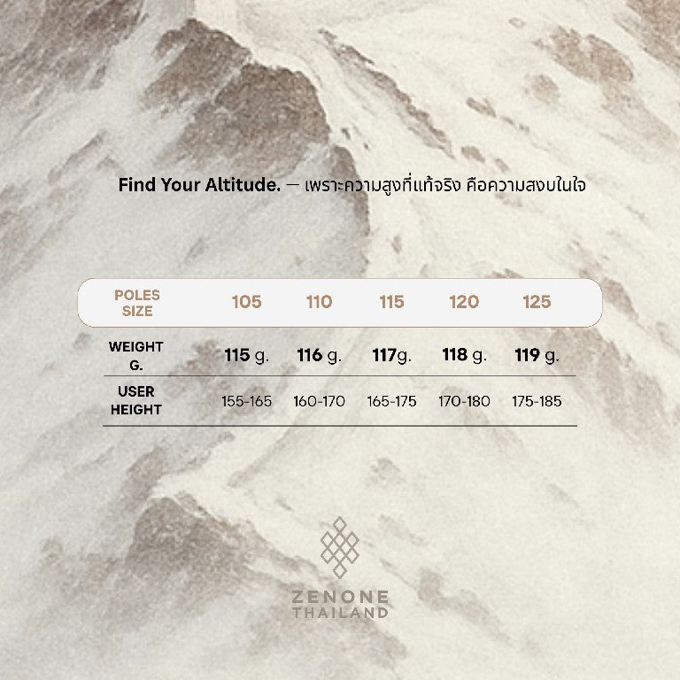 ZENONE | Great Tibet - Trekking Poles